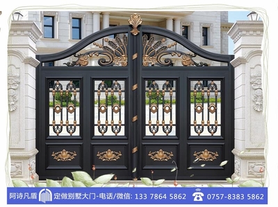 農村自建房鋁藝大門圖片大全 急中生智的創意與實用之選